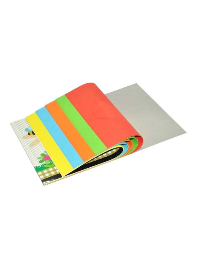 FIS 12-Piece A3 Coloured Scrap Book Set Green/Orange/Blue - Image 1