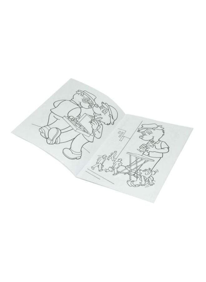 FIS 24-Piece Paint Book Set Multicolour - Image 2