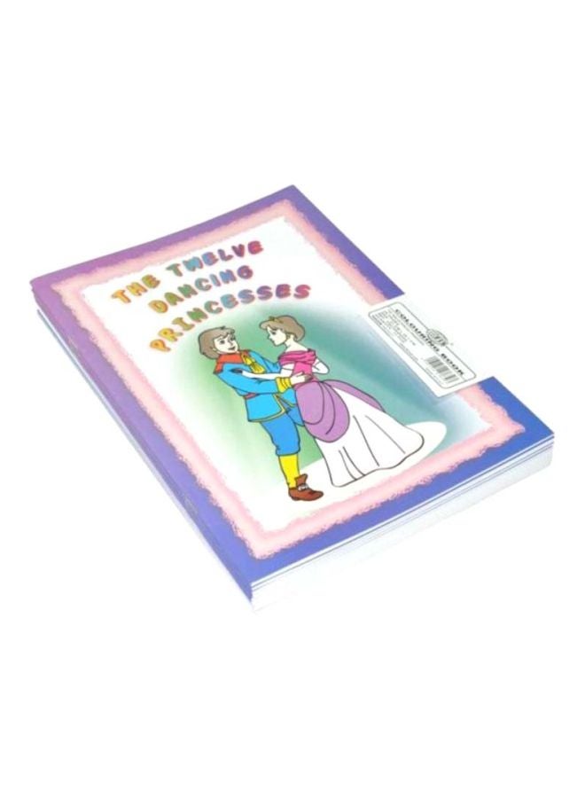 إف اي أس  مجموعة دفاتر تلوين "ذا تويلف دانسينج برينسيسيز"، من 12 قطعة أزرق/ وردي/ أبيض