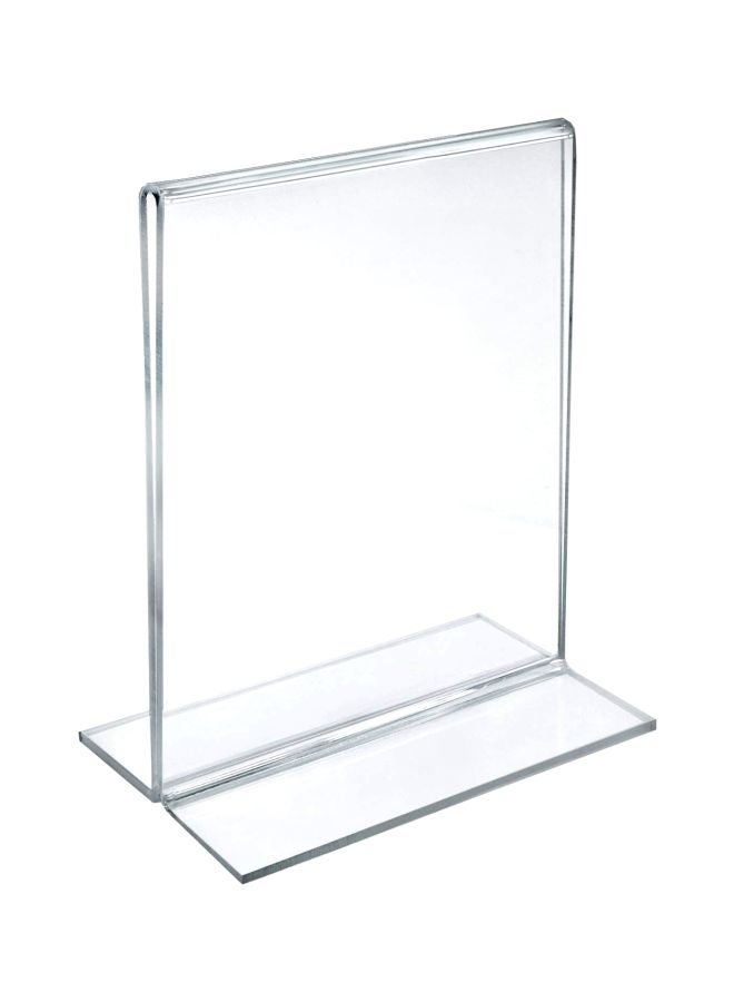 FIS Double Sided Vertical Sign Holder White - Image 1