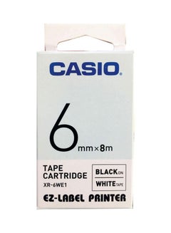 CASIO Tape Cartridge Black/White  - Image 2