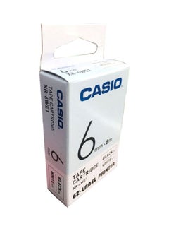 CASIO Tape Cartridge Black/White  - Image 3