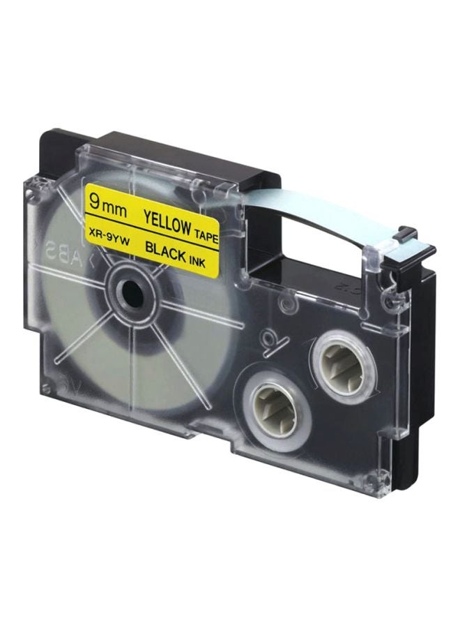 CASIO Label Printer Tape Black/White - Image 1