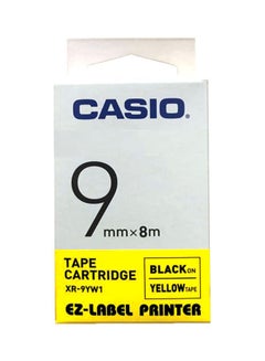 CASIO Label Printer Tape Black/White  - Image 2