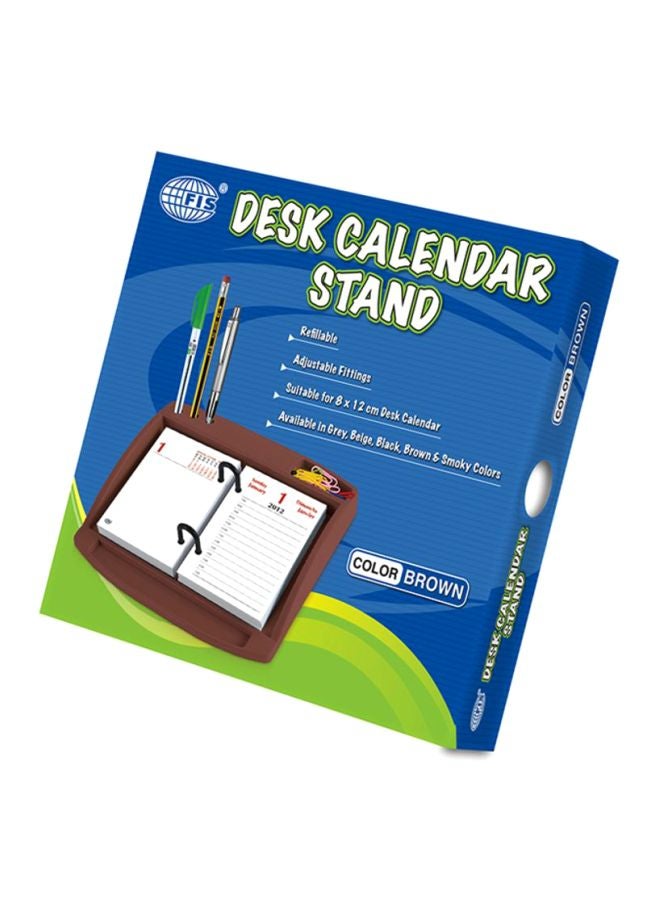 إف اي أس  حامل تقويم مكتبي مع قلم وحامل مشبك - Image 2