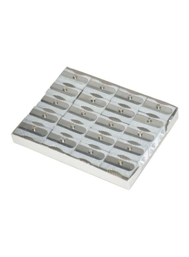 إف اي أس  مجموعة مبراة أقلام من 20 قطعة فضي - Image 2