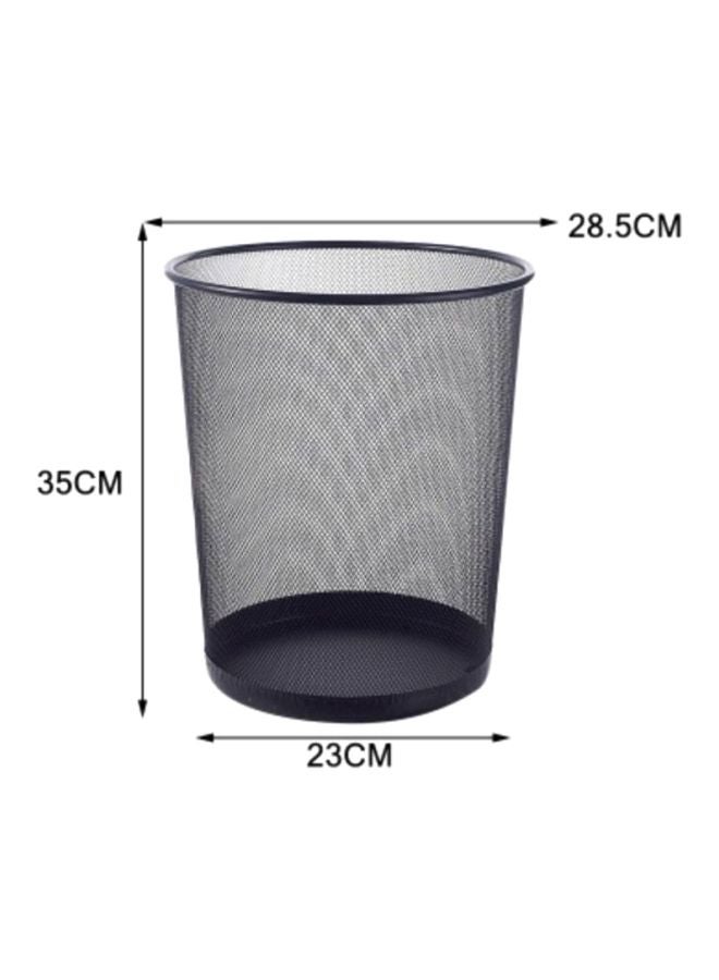 FIS Metal Waste Basket Black - Image 2