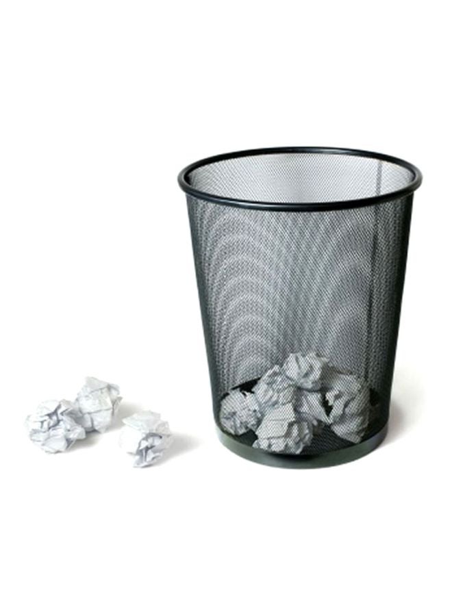 FIS Metal Waste Basket Black - Image 3