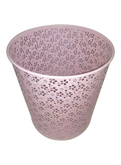 FIS Floral Pattern Waste Bin Pink 