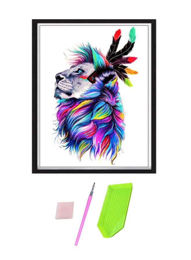 Beauenty Premium Full Drill DIY Diamond Painting Kit Green/Pink/Blue - Image 1