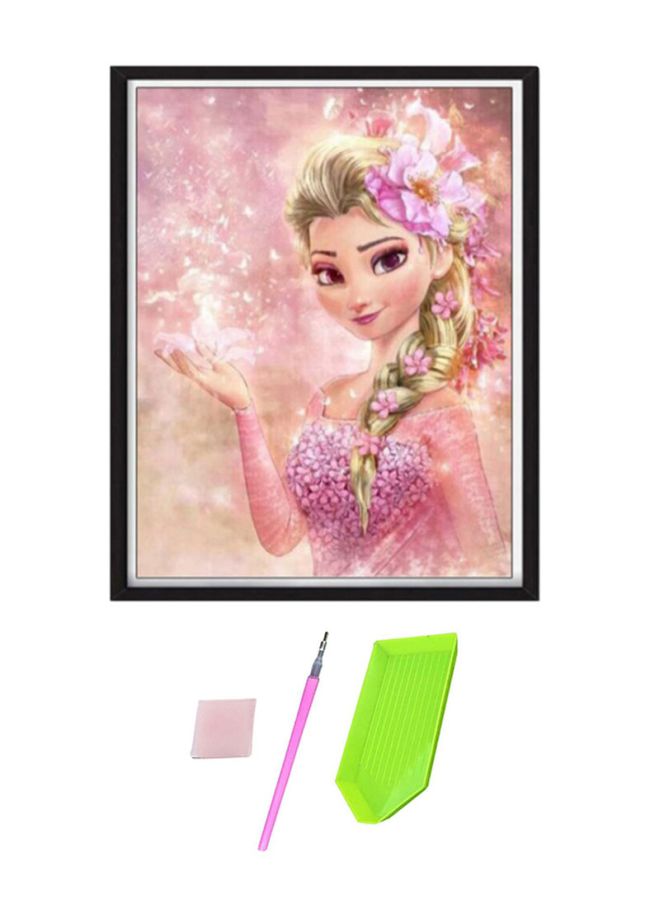 Beauenty - Premium Full Drill DIY Diamond Painting Kit Pink/Beige/White - Image 1