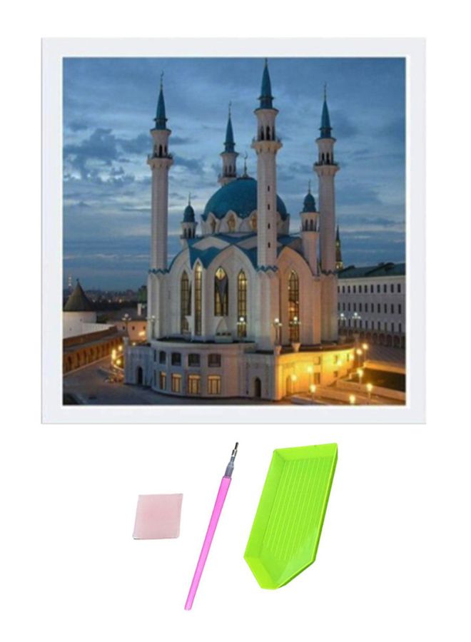 Beauenty Premium Full Drill DIY Diamond Painting Kit Blue/Yellow/Grey - Image 1