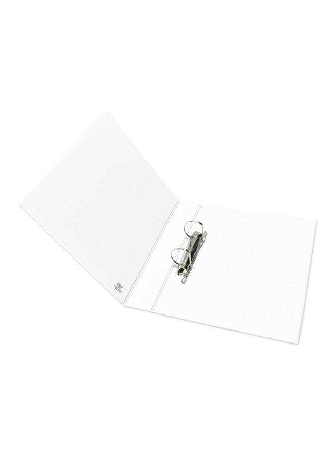 FIS - A4 Presentation 2D Ring Binder Brown/White/Grey - Image 1