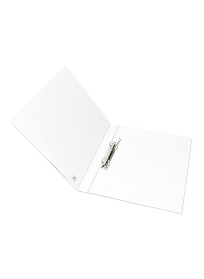 FIS A4 Presentation 2D Ring Binder Brown/White/Grey  - Image 2