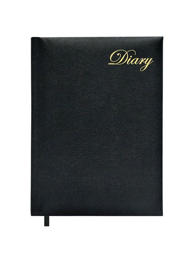 FIS Undated Russian Diary (Russian – English), Size A5 Black - Image 1