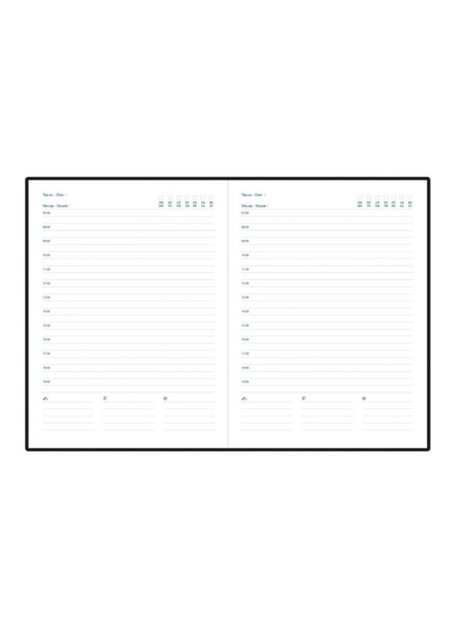 FIS Undated Russian Diary (Russian – English), Size A5 Black - Image 2