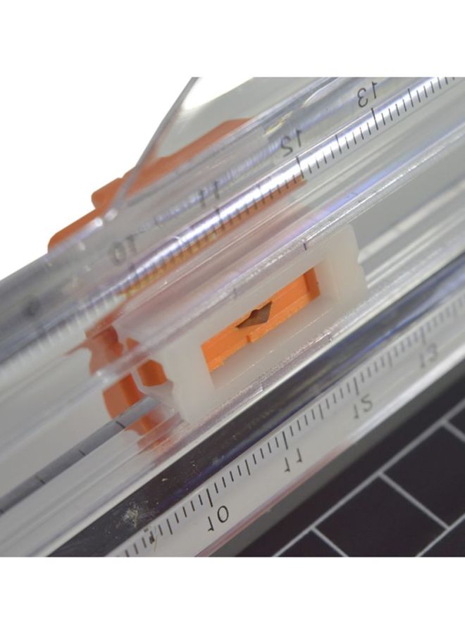 Sharpdo A4 Paper Cutter Black/White/Orange  - Image 5