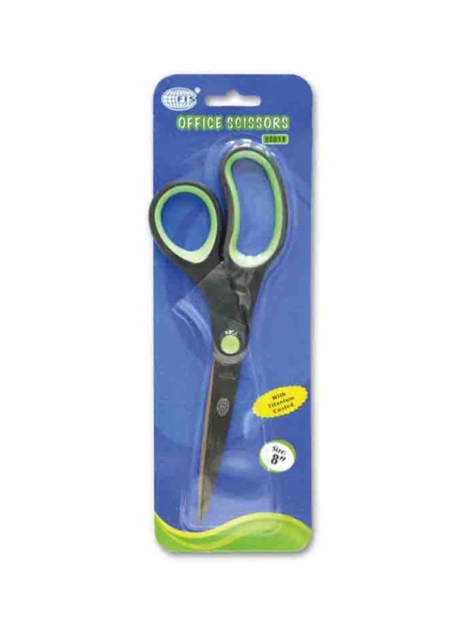 إف اي أس  مقصات مكتب فضي/ أسود/ أخضر - Image 2