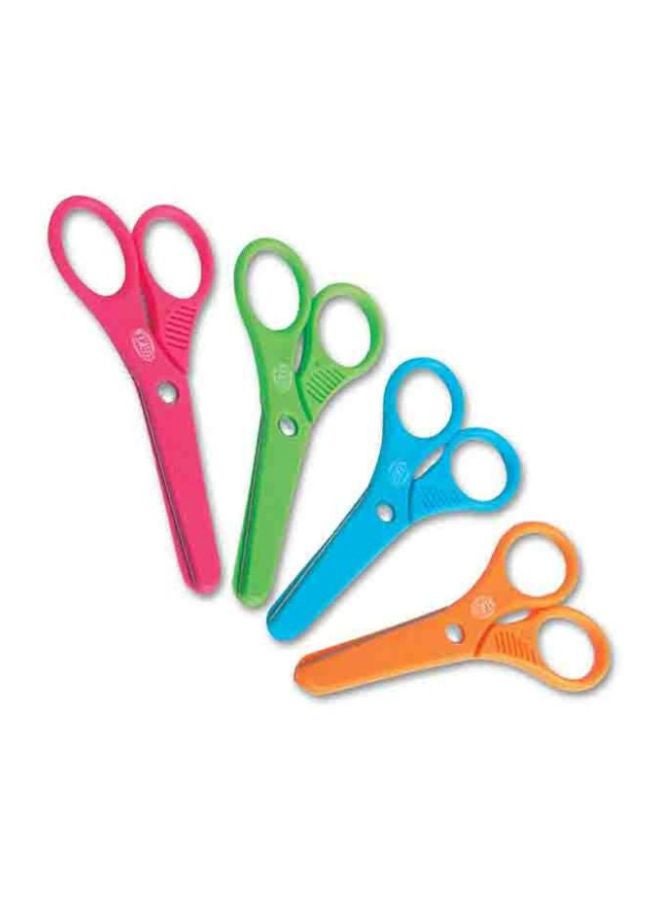 إف اي أس  طقم مقصات بلاستيكية للسلامة من 24 قطعة متعدد الألوان - Image 2