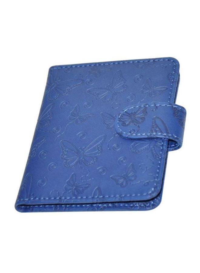 FIS Italian PU Padded Executive Card Holder Blue - Image 1