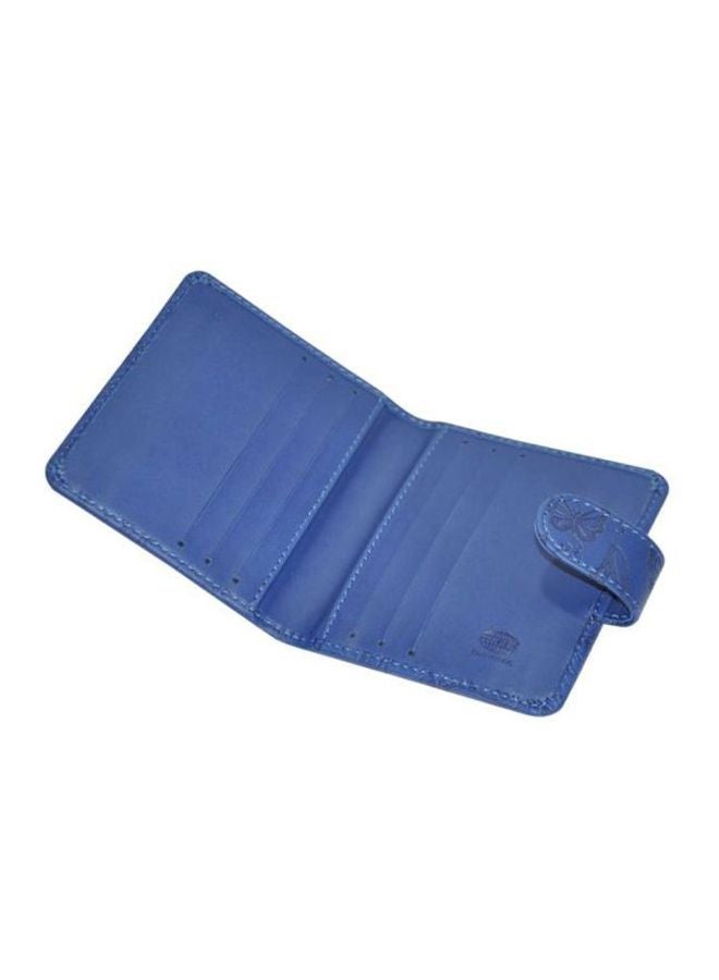 FIS Italian PU Padded Executive Card Holder Blue - Image 2