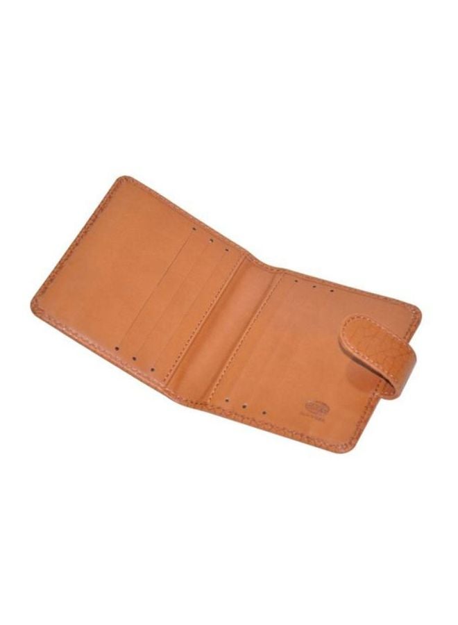 FIS Italian PU Padded Executive Card Holder Brown - Image 2