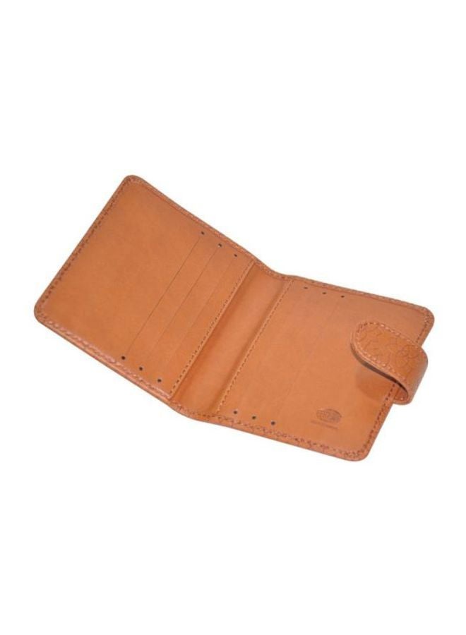 FIS Italian PU Padded Executive Card Holder Brown - Image 2
