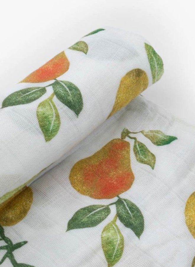 little unicorn - Cotton Muslin Swaddle Single Peary Nice - Image 1