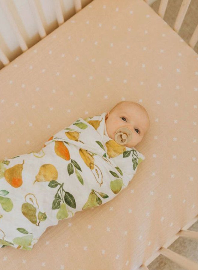little unicorn - Cotton Muslin Swaddle Single Peary Nice - Image 1