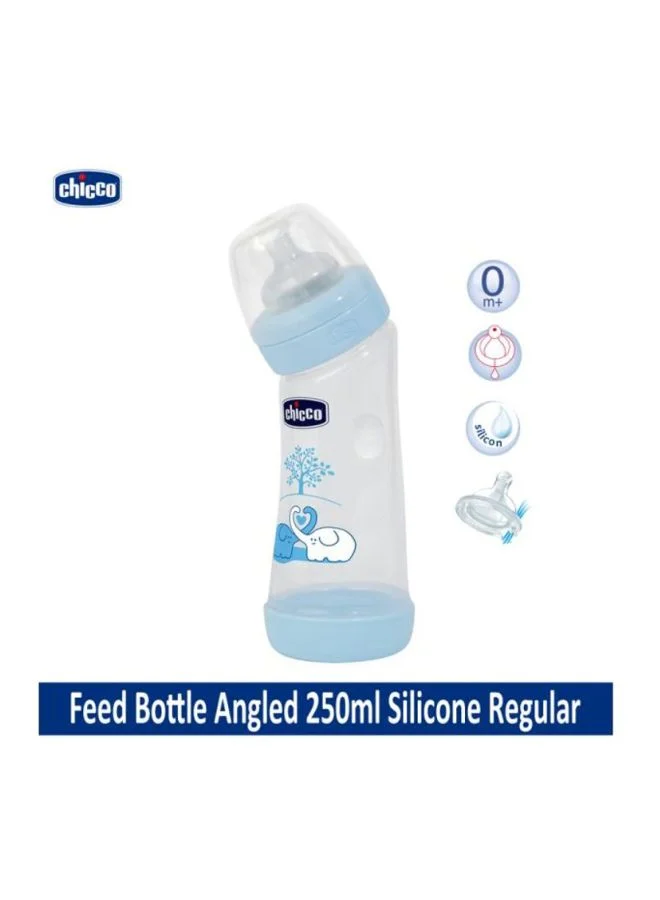 شيكو زجاجة رضاعه من ويل بيينج بزاوية ٢٥٠ مل