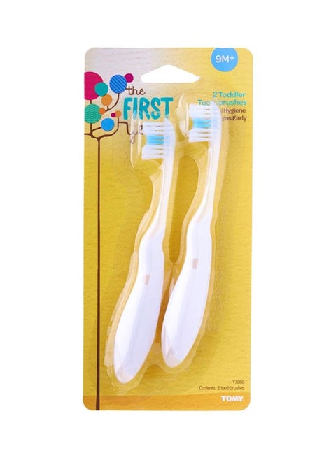 2 Toddler Toothbrushes - Assorted