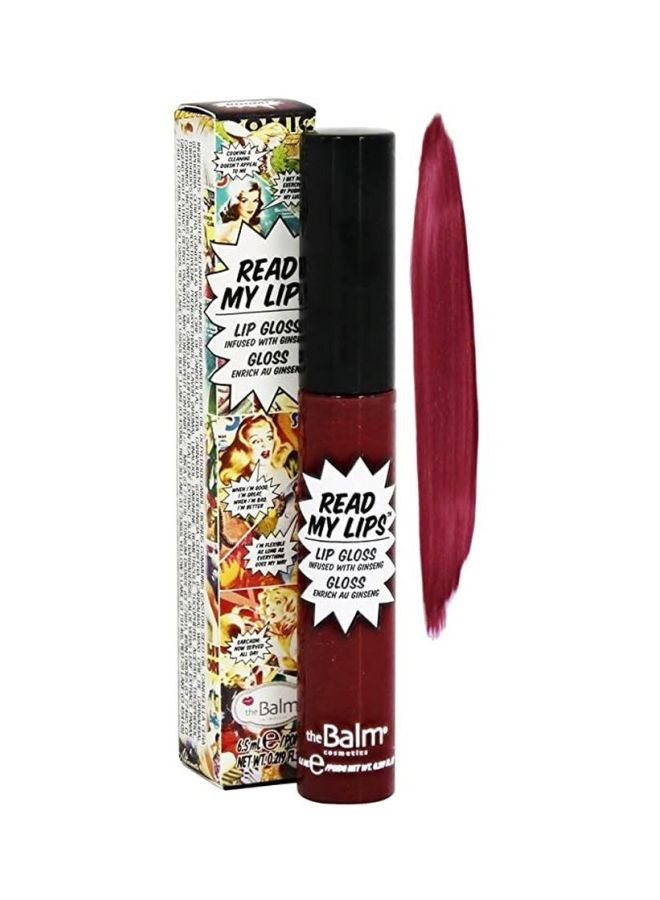 theBalm Read My Lips® Lip Gloss Infused With Ginseng Boom! - Image 3