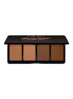 LA Girl 4 Colour Fanatic Highlighter Palette GBL427 Sunlight Sensation  - Image 1