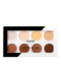 NYX PROFESSIONAL MAKEUP 8-Shade Pro Highlight Palette Multicolour  - Image 2