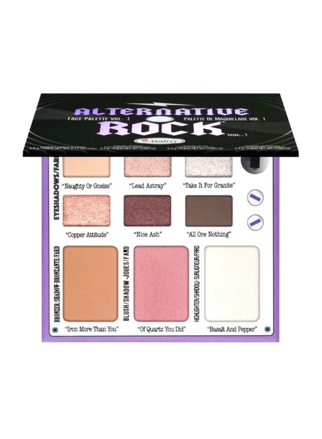 theBalm Alternative Rock Vol. 1 Face Palette Pink/White/Brown  - Image 5