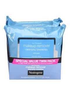 Neutrogena Pack Of 2 Makeup Removing Towelette Set White  - Image 1