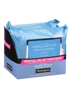 Neutrogena Pack Of 2 Makeup Removing Towelette Set White  - Image 4