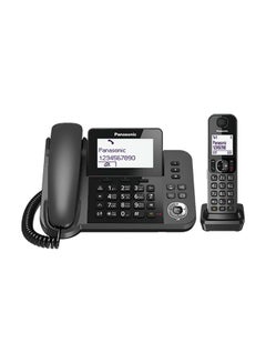 Panasonic DECT Corded And Cordless Phone With Stand Black  - Image 3