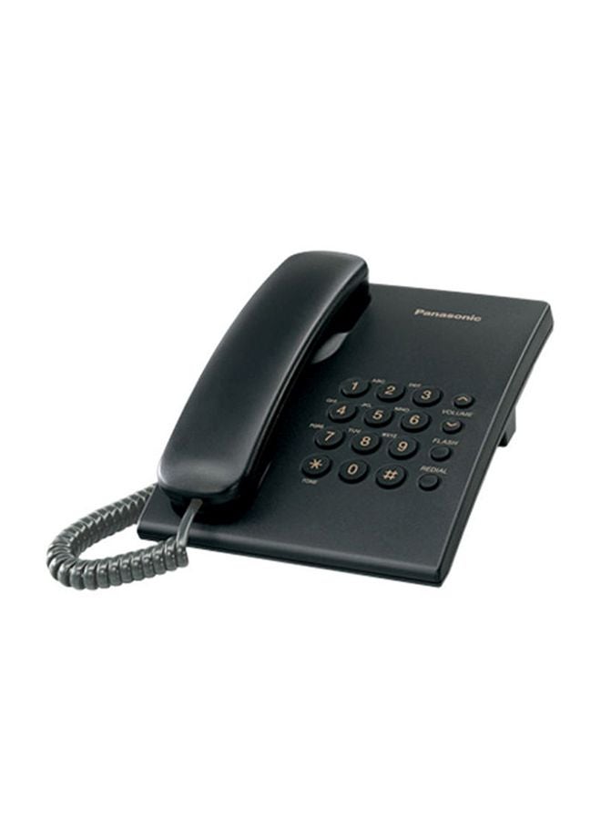 Panasonic Single Line Corded Phone Black - Image 1