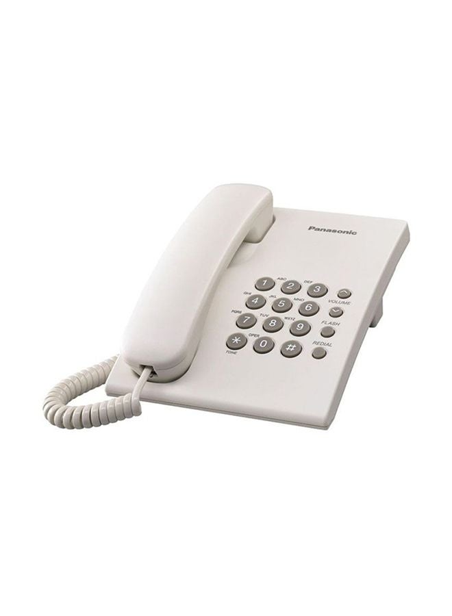 Panasonic Wall Mountable Corded Landline Telephone White