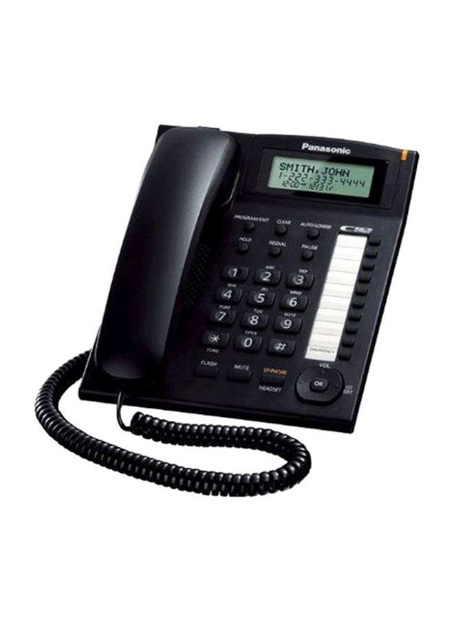 Panasonic Integrated Corded Telephone Black 