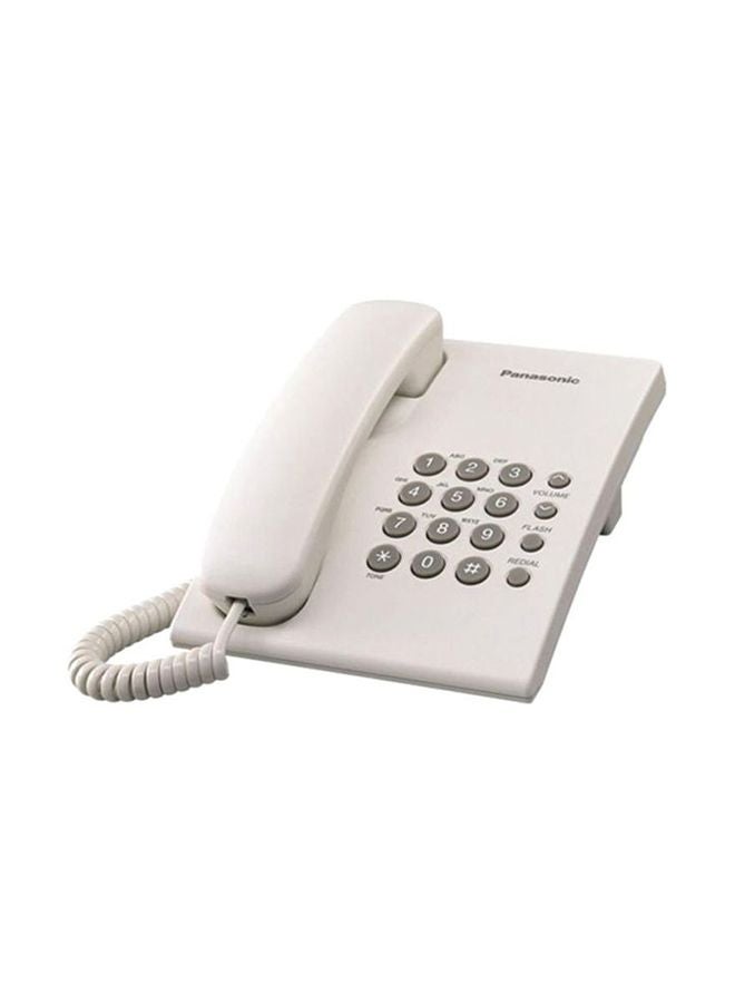 Panasonic Corded Telephone White/Grey 