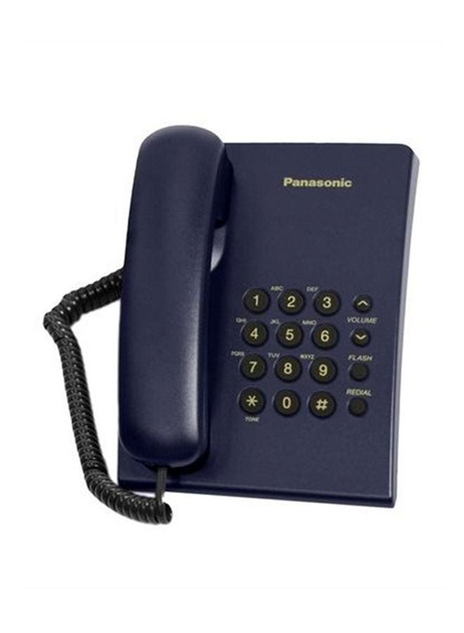 باناسونيك هاتف سلكي متكامل طراز Kx-Ts500 أزرق - Image 1