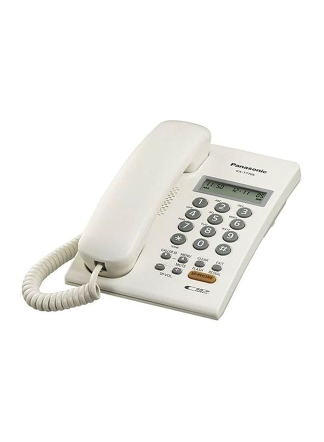 Panasonic Caller-ID Corded Phone White - Image 1