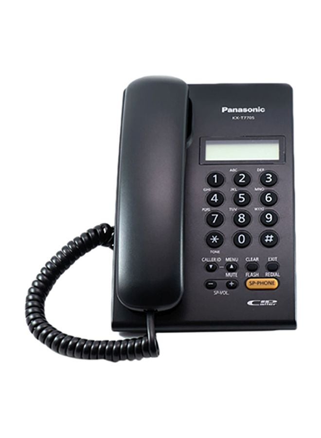 Panasonic Proprietary Corded Telephone Black - Image 2