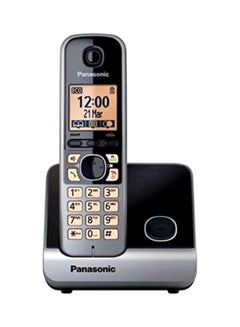 Panasonic Digital Cordless Phone With Stand Black/Yellow  - Image 1