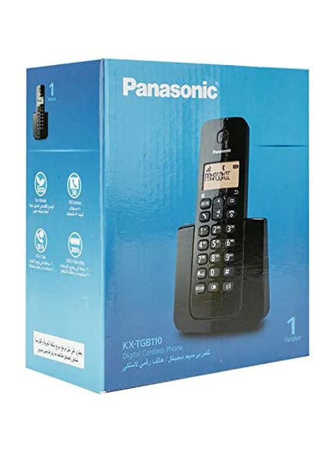 باناسونيك هاتف رقمي لاسلكي أسود - Image 4