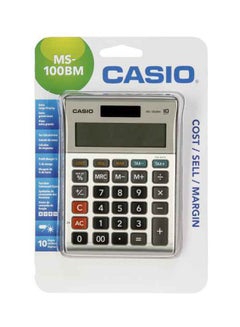 CASIO 10-Digit Financial Calculator Silver/Grey/Black  - Image 2