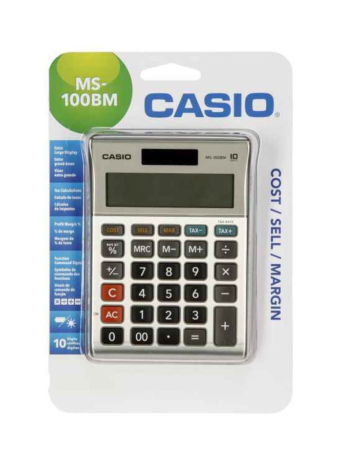 CASIO 10-Digit Financial Calculator Silver/Grey/Black  - Image 2