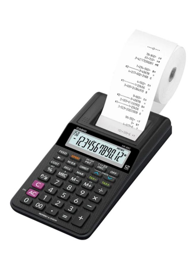 CASIO 12-Digit Printing Calculator Black  - Image 2